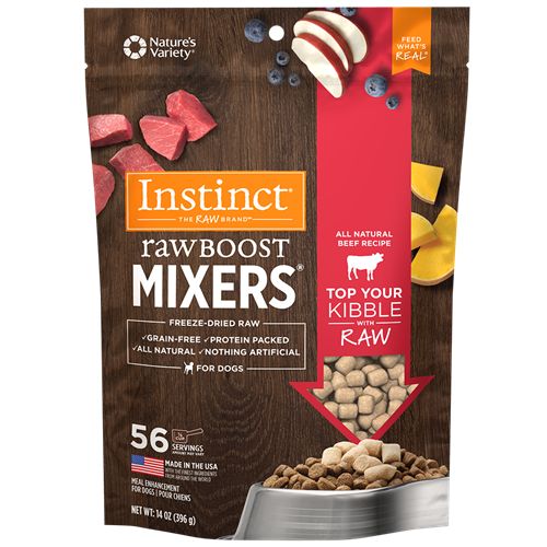 Instinct Raw Boost Mixers Beef Freeze Dried Dog Food Topper