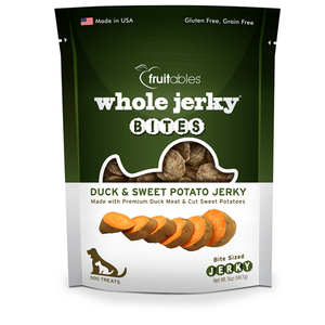 Fruitables - Whole Jerky Grilled Duck and Sweet Potato Bites Dog Treats
