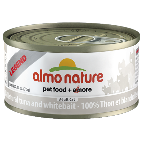 Almo Nature Legend Natural Tuna and Whitebait Canned Food for Cats