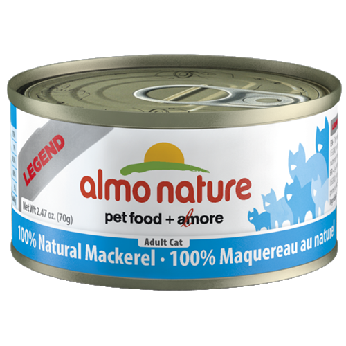 Almo Nature Legend Natural Mackerel Canned Food for Cats
