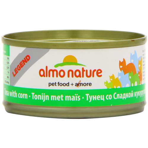 Almo Nature Legend Natural Tuna with Corn Canned Food for Cats