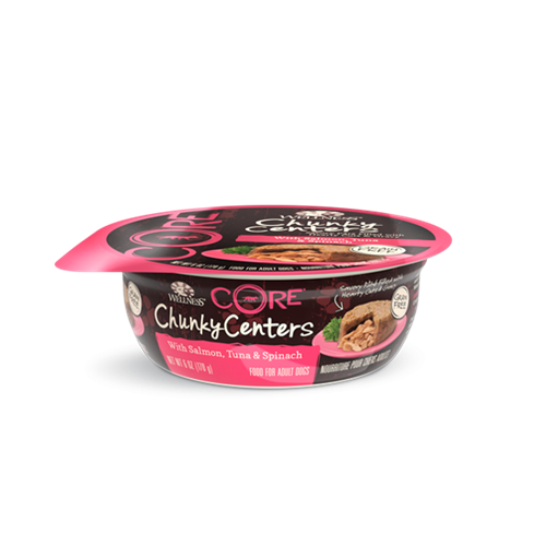 Wellness CORE Canned Chunky Centers Salmon,Tuna and Spinach Formula