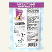 Load image into Gallery viewer, Weruva Dogs In The Kitchen Love Me Tender Wet Dog Food Pouches