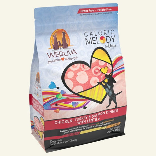 Weruva Caloric Melody Chicken, Turkey and Salmon Dinner with Lentils Dry Dog Food