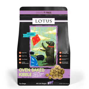 Lotus Oven Baked Lamb & Turkey Recipe Dog Kibble