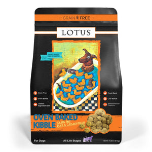 Lotus Oven Baked Grain Free Duck Recipe Dog Kibble
