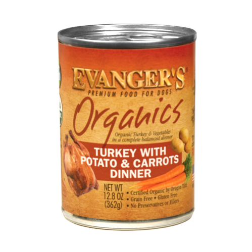 Evangers Organix Grain Free Turkey with Potato and Carrots Canned Dog Food