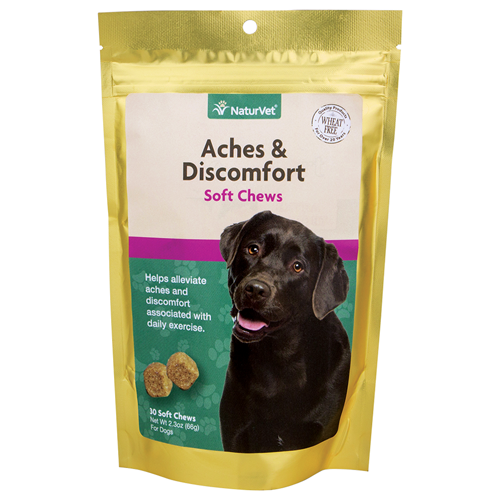 NaturVet Aches & Discomfort Soft Chews for Dogs