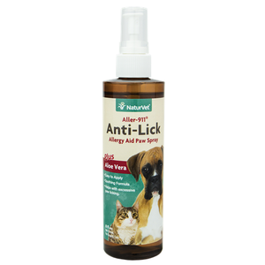NaturVet Aller-911 Anti-Lick Paw Spray for Dogs and Cats