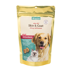 NaturVet Aller-911 Skin and Coat Soft Chew for Dogs and Cats