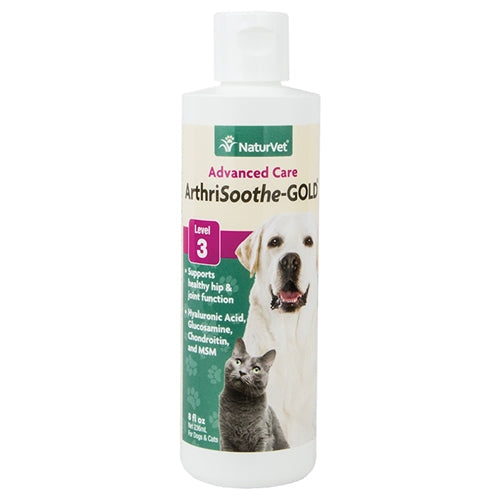 NaturVet ArthriSoothe-GOLD Level 3 Liquid for Dogs and Cats