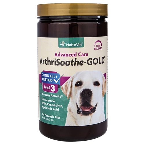 NaturVet ArthriSoothe-GOLD Level 3 Tabs for Dogs and Cats