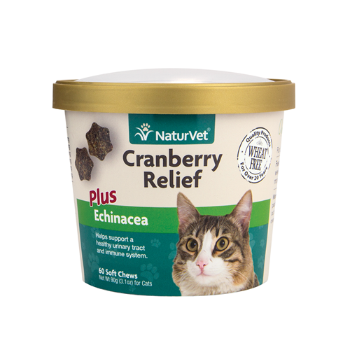NaturVet Cranberry Relief Plus Echinacea Cat Soft Chews