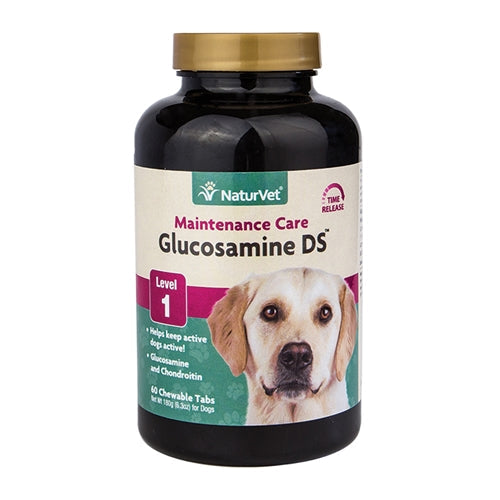 NaturVet Glucosamine DS Level 1 Tabs for Dogs