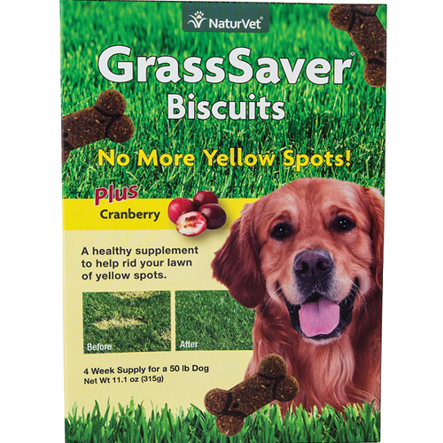 NaturVet GrassSaver Biscuits With Cranberry for Dogs
