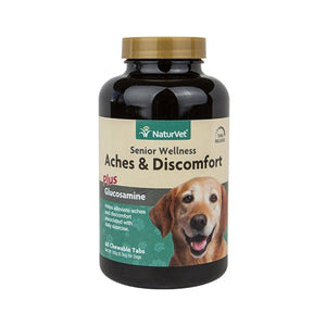 NaturVet Senior Aches & Discomfort Tablets for Dogs