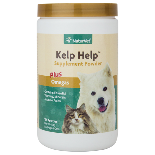 NaturVet Kelp Help Supplement Powder for Dogs and Cats