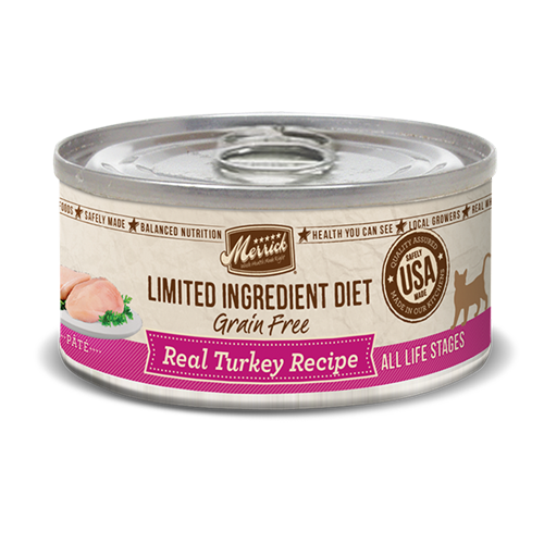 Merrick LID Turkey Recipe Canned Cat Food