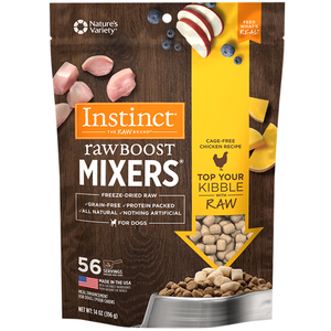 Instinct Freeze Dried Raw Boost Mixer Chicken for Dogs