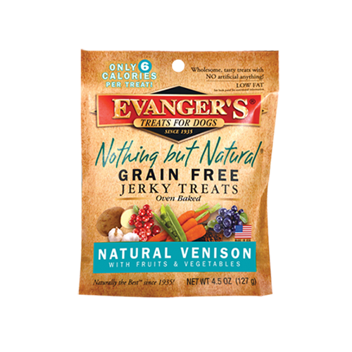 Evanger's Grain Free Venison Jerky Dog Treat