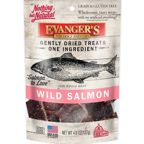 Evanger's Grain Free Raw Gently Dried Wild Salmon Treats