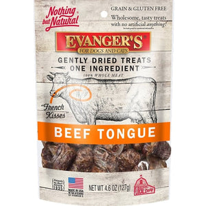 Evanger's Grain Free Raw Gently Dried Beef Tongue Treats