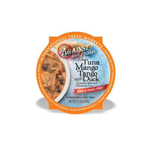 Against the Grain Tuna Mango Tango With Duck Dinner for Cats