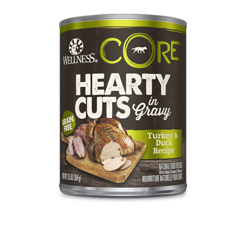 Wellness CORE Canned Hearty Cuts in Gravy Turkey & Duck Formula