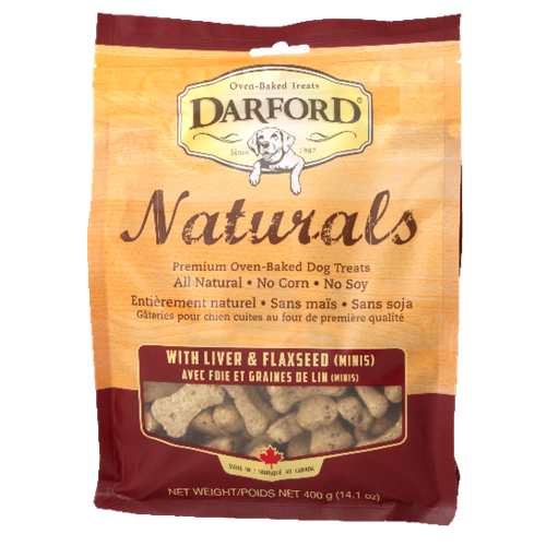 Darford Naturals Liver & Flaxseed Minis Dog Treats