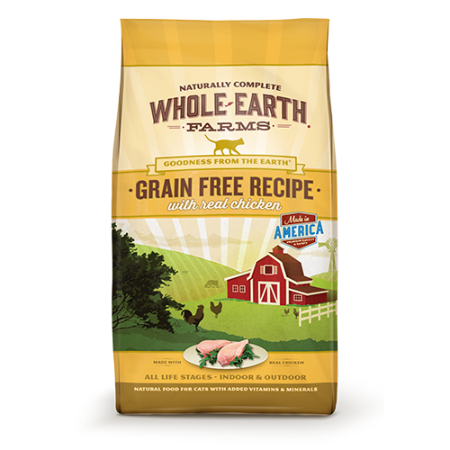 Whole Earth Farms Grain Free Chicken Dry Cat Food