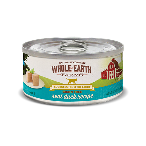 Whole Earth Farms Grain Free Duck Pate Canned Cat Food