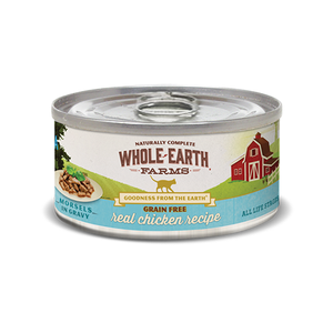 Whole Earth Farms Grain Free Chicken Morsels Canned Cat Food