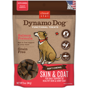 Cloud Star Dynamo Dog Functional Treats - Skin&Coat