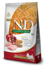 Load image into Gallery viewer, Farmina Natural &amp; Delicious Ancestral Grain Light Chicken &amp; Pomegranate Adult Mini Dog Food