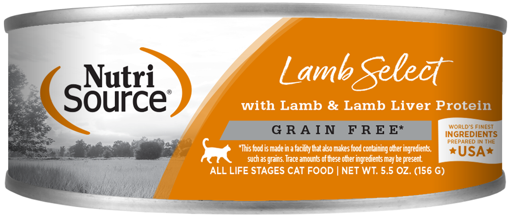 Nutrisource Grain Free Lamb Select Canned Cat Formula