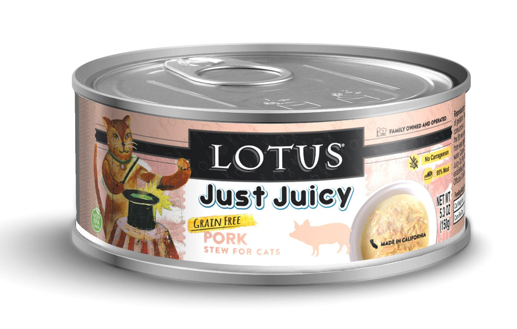 Lotus Cat Grain-Free Just Juicy Pork Stew