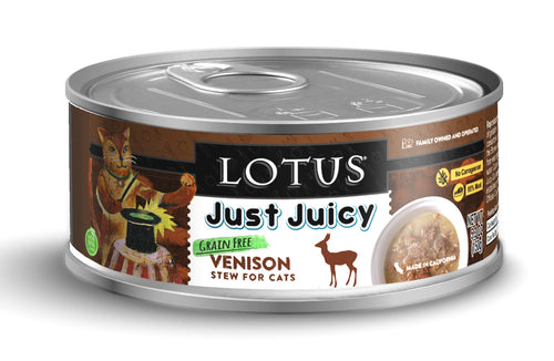 Lotus Cat Grain-Free Just Juicy Venison Stew