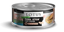 Load image into Gallery viewer, Lotus Grain Free Wholesome Pork Stew Canned Dog Food