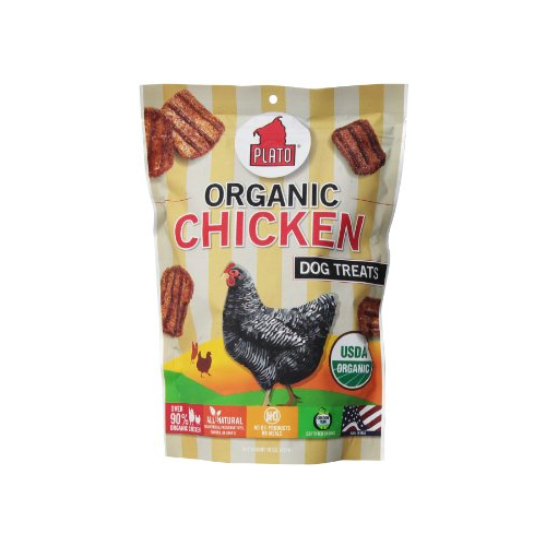 Plato Dog Treat Organic Chicken Strips