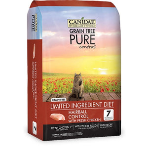 CANIDAE Grain Free PURE Hairball control Dry Cat Food