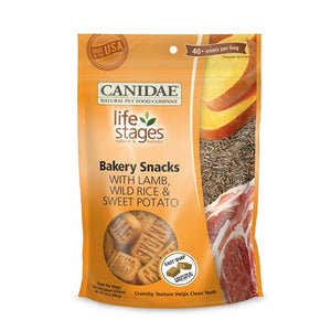 CANIDAE BAKERY SNACKS Lamb, Wild Rice & Sweet Potato Biscuits for Dogs