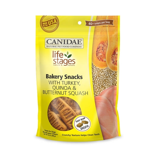 CANIDAE BAKERY SNACKS Turkey, Quinoa, Butternut Squash Biscuits for Dogs