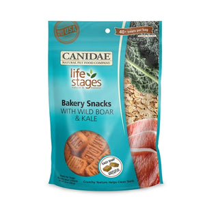 CANIDAE BAKERY SNACKS Wild Boar & Kale Biscuits for Dogs