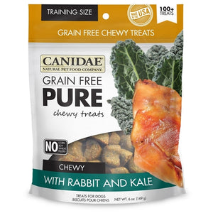 CANIDAE Grain Free pure Chewy Rabbit & Kale treats for Dogs