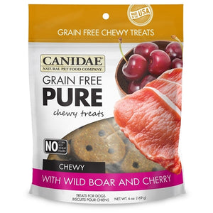 CANIDAE Grain Free pure Chewy Wild Boar & Cherry treats for Dogs