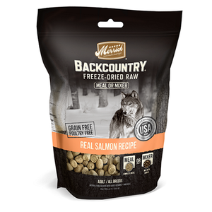 Merrick Grain Free Backcountry Freeze Dried Meal Mixer Salmon Recipe for Dogs