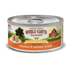 Whole Earth Farms Grain Free Chicken & Salmon Recipe (Pate) Canned Cat Food