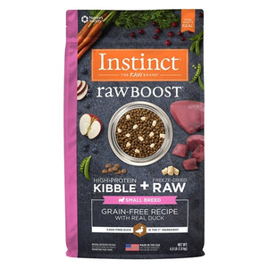 Nature's Variety Instinct Raw Boost Duck Small Breed Formula Dry Dog Food