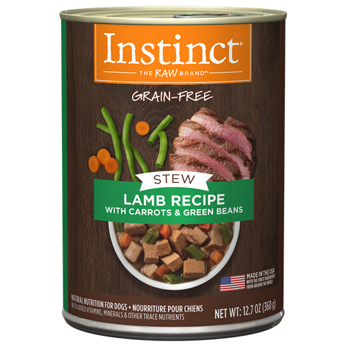 Instinct Stews Lamb Recipe with Carrots & Green Beans Dog Food