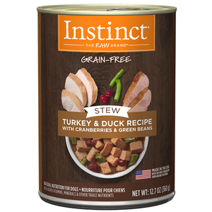 Instinct Stews Turkey & Duck Recipe with Cranberries & Green Beans Dog Food